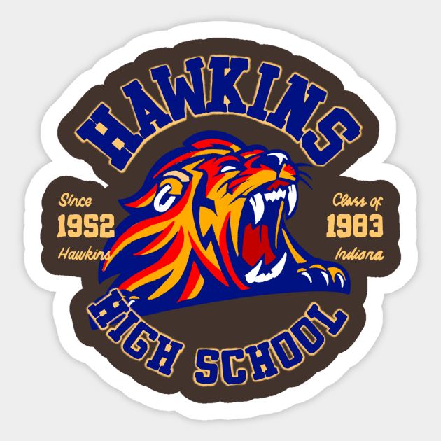 Hawkins High School Class Of 1983 Stranger Things Sticker TeePublic